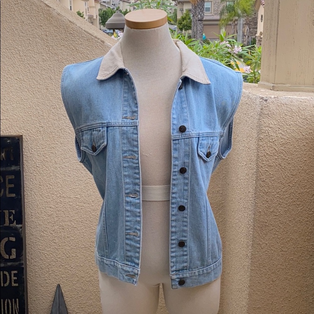 Denim Cutoff Jacket